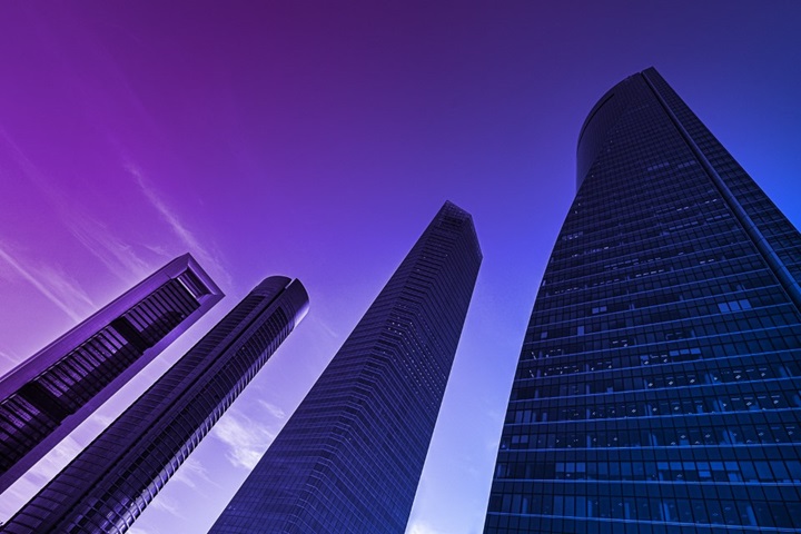 Image of the 4 towers in Madrid