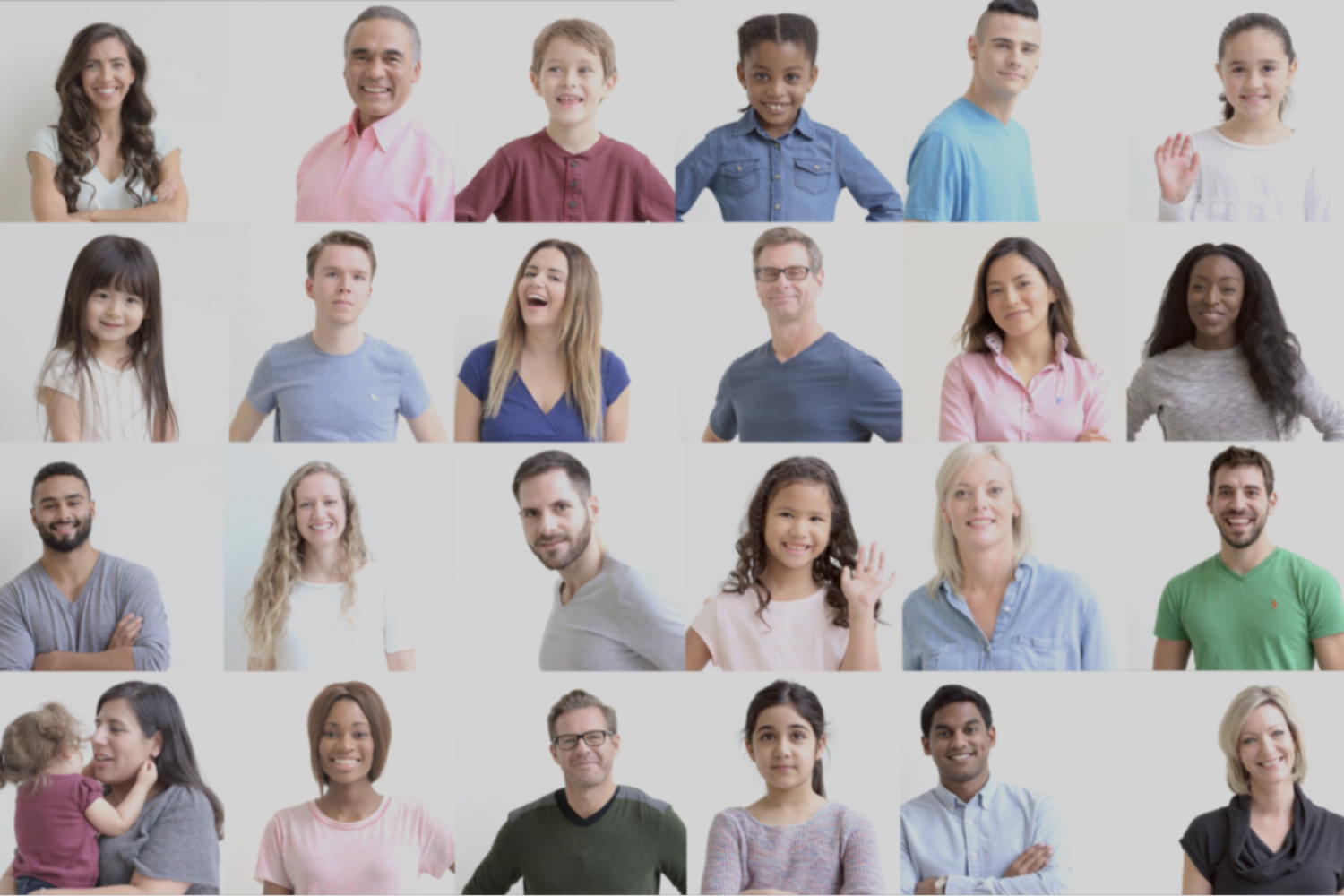 pessoas diferentes ne mesma tela, represetando diversidade