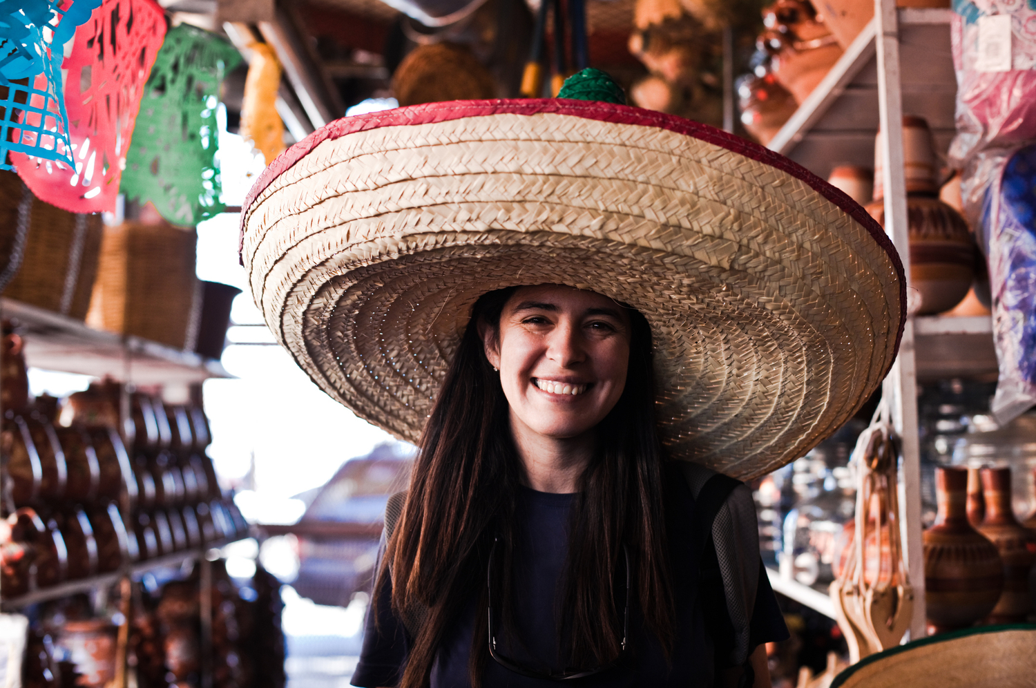 Mujer con sombrero