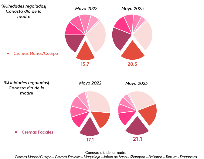 Grafico dia del madre chile