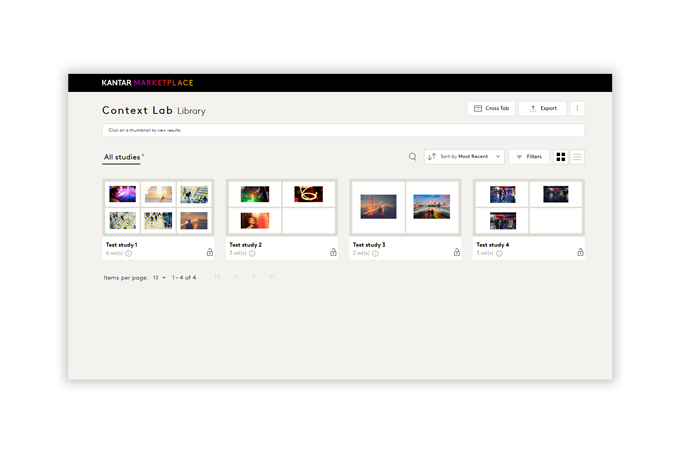 Digital media optimisation dashboard