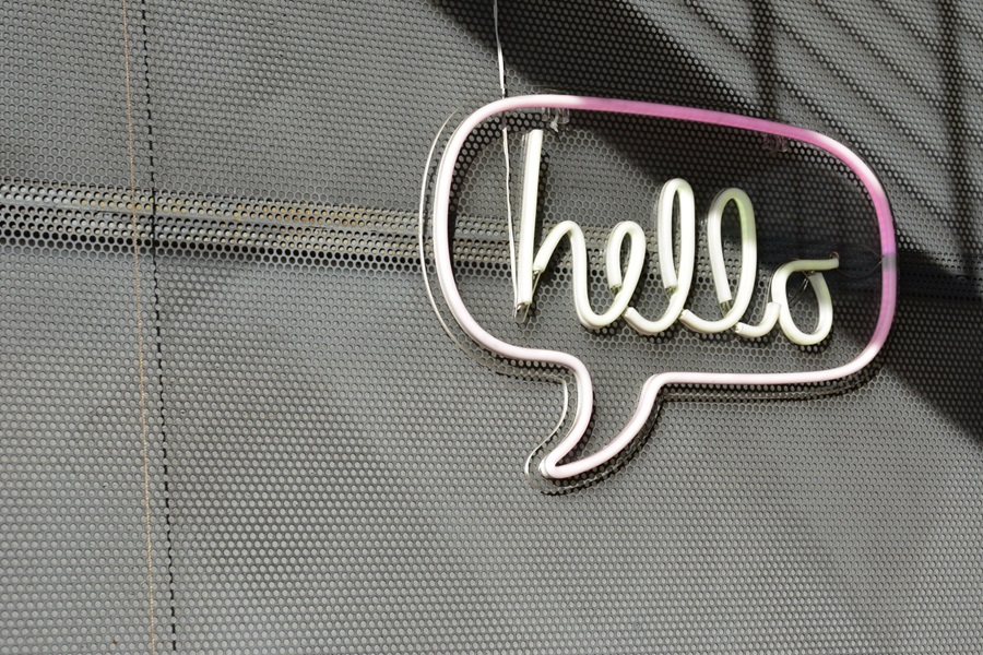 hello sign
