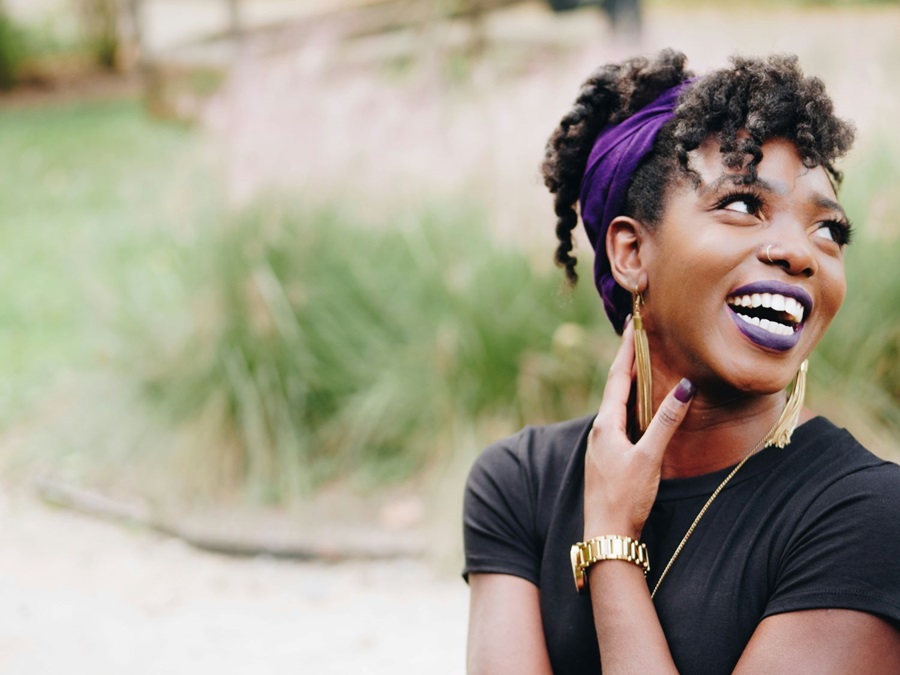 AA Woman smiling