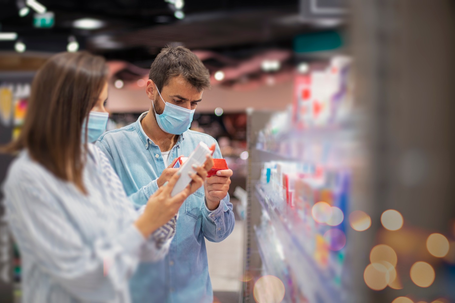 Couple supermarket irish GMS